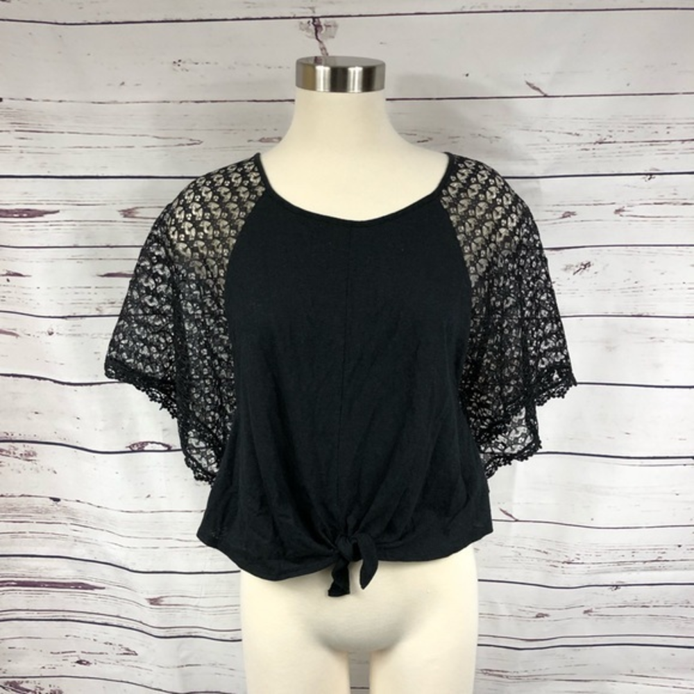 VS Black Mesh Blouse
